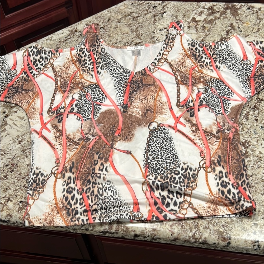 Leopard Print Women's Top